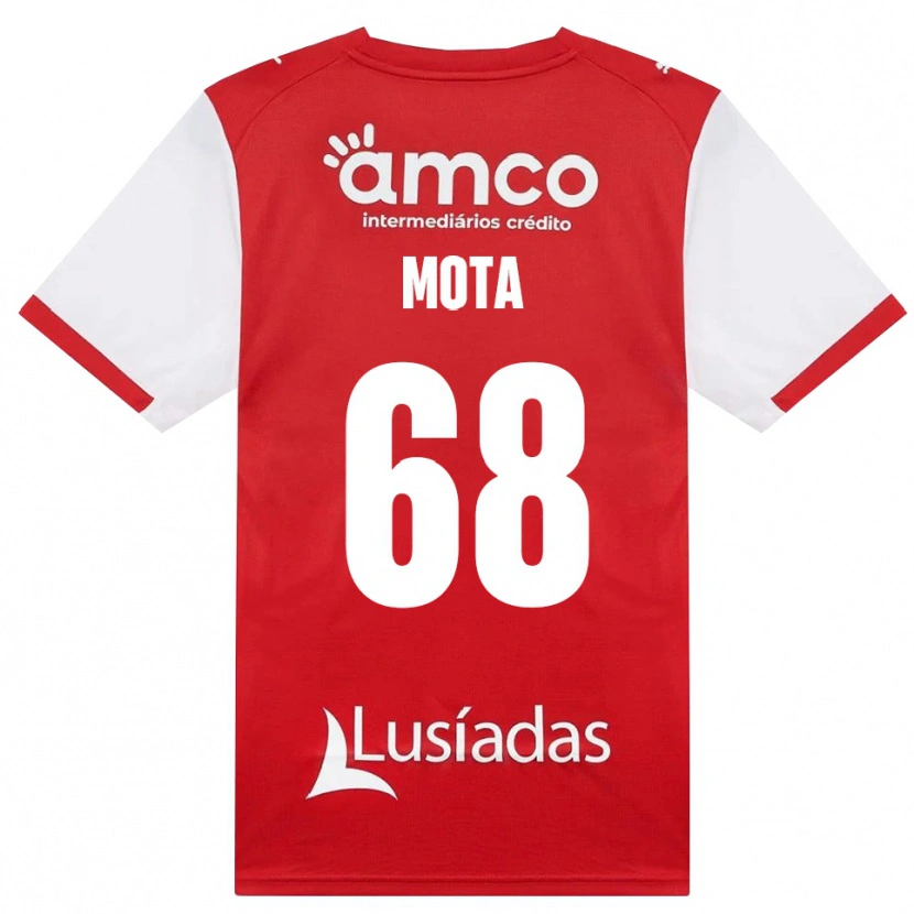 Danxen Herren Edgar Mota #68 Weiß Rot Schwarz Heimtrikot Trikot 2026/27 T-Shirt Österreich