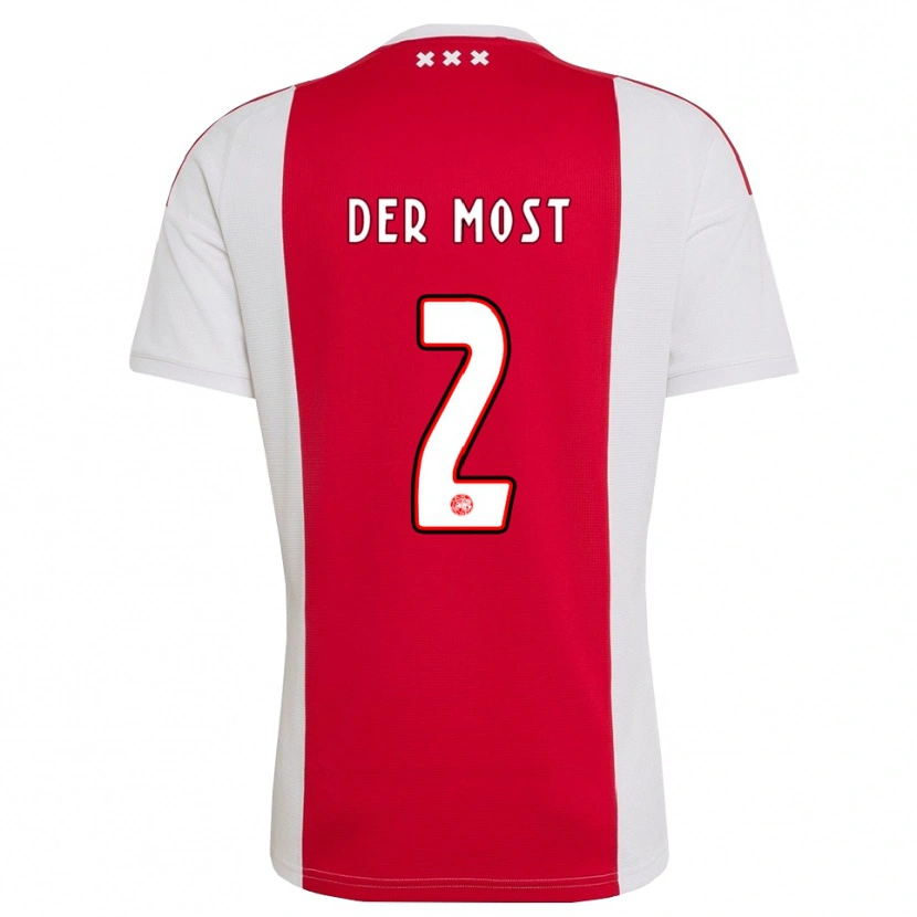 Danxen Herren Liza Van Der Most #2 Rot Weiß Gelb Heimtrikot Trikot 2026/27 T-Shirt Österreich