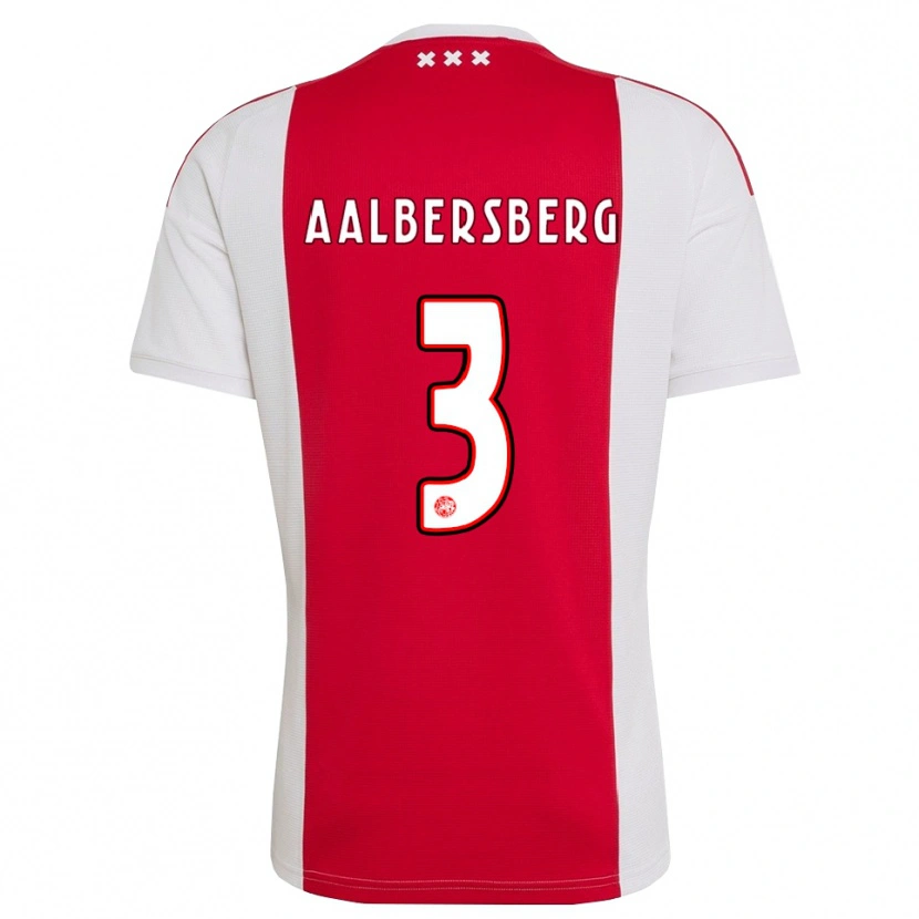 Danxen Herren Miles Aalbersberg #3 Rot Weiß Gelb Heimtrikot Trikot 2026/27 T-Shirt Österreich