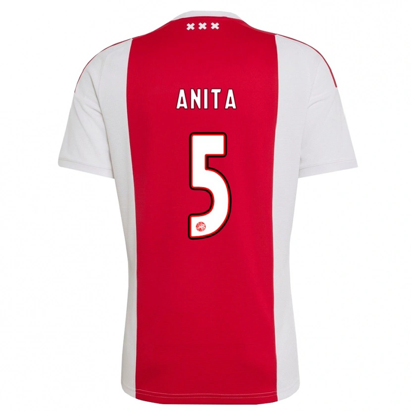 Danxen Herren Vurnon Anita #5 Rot Weiß Gelb Heimtrikot Trikot 2026/27 T-Shirt Österreich