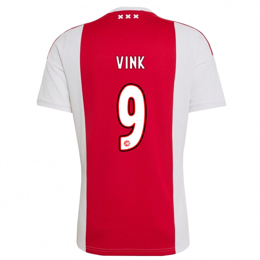 Danxen Herren Skye Vink #9 Rot Weiß Gelb Heimtrikot Trikot 2026/27 T-Shirt Österreich