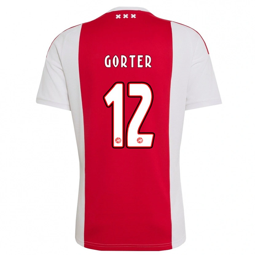 Danxen Herren Jay Gorter #12 Rot Weiß Gelb Heimtrikot Trikot 2026/27 T-Shirt Österreich