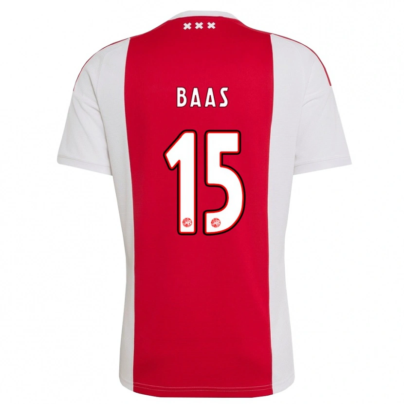 Danxen Herren Youri Baas #15 Rot Weiß Gelb Heimtrikot Trikot 2026/27 T-Shirt Österreich
