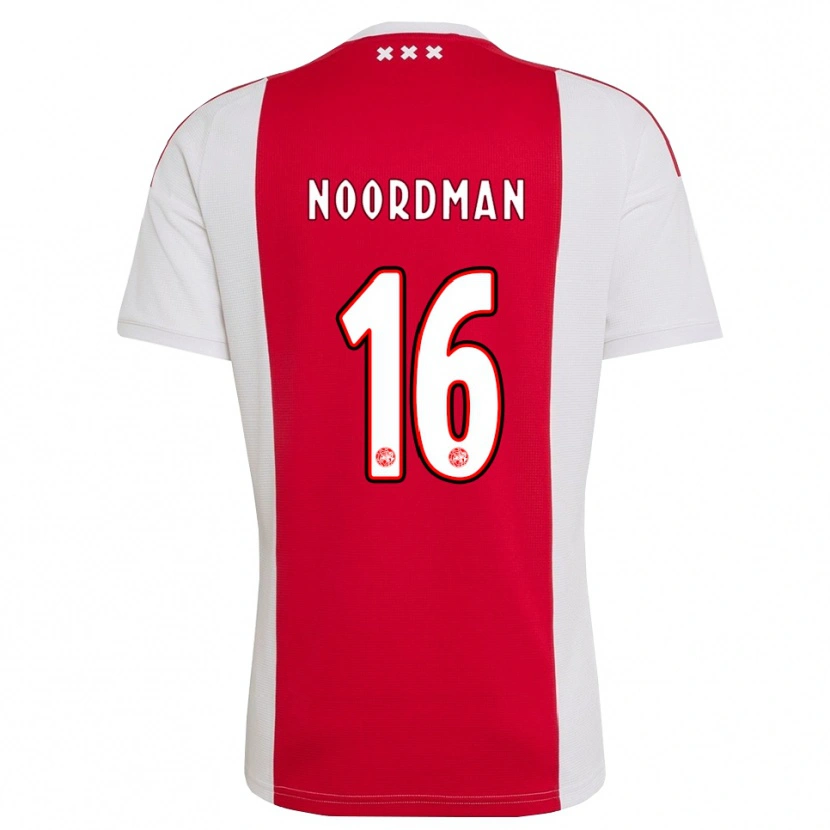 Danxen Herren Danique Noordman #16 Rot Weiß Gelb Heimtrikot Trikot 2026/27 T-Shirt Österreich