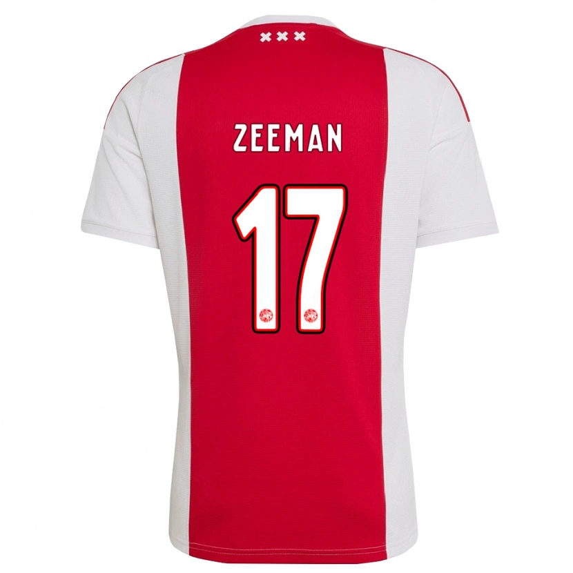 Danxen Herren Kelly Zeeman #17 Rot Weiß Gelb Heimtrikot Trikot 2026/27 T-Shirt Österreich