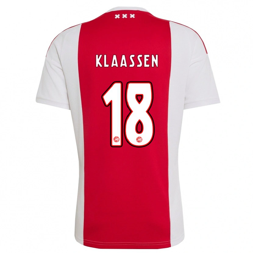 Danxen Herren Davy Klaassen #18 Rot Weiß Gelb Heimtrikot Trikot 2026/27 T-Shirt Österreich