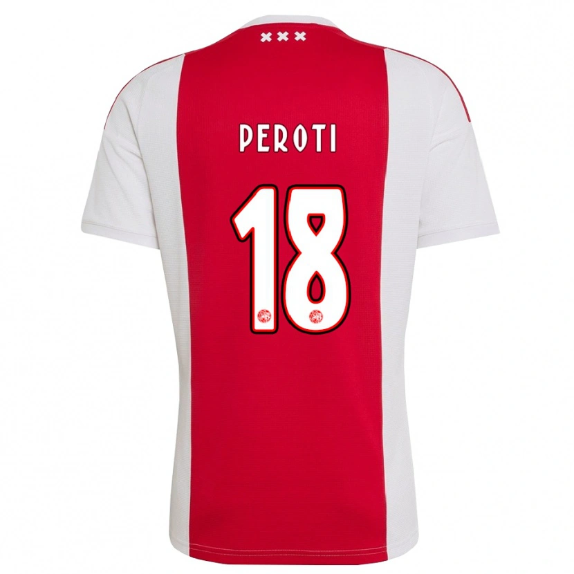 Danxen Herren Eljero Peroti #18 Rot Weiß Gelb Heimtrikot Trikot 2026/27 T-Shirt Österreich