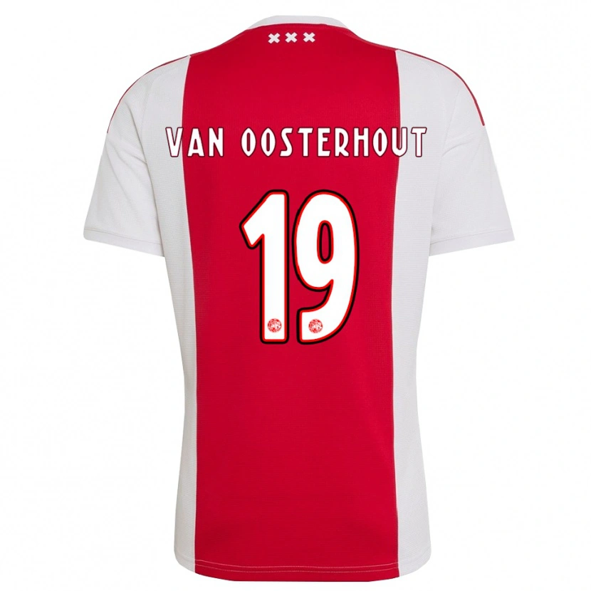 Danxen Herren Charly Van Oosterhout #19 Rot Weiß Gelb Heimtrikot Trikot 2026/27 T-Shirt Österreich