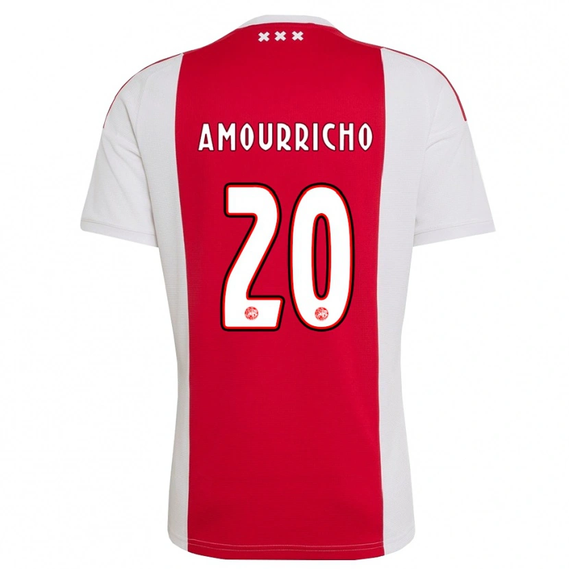 Danxen Herren Amourricho Van Axel Dongen #20 Rot Weiß Gelb Heimtrikot Trikot 2026/27 T-Shirt Österreich