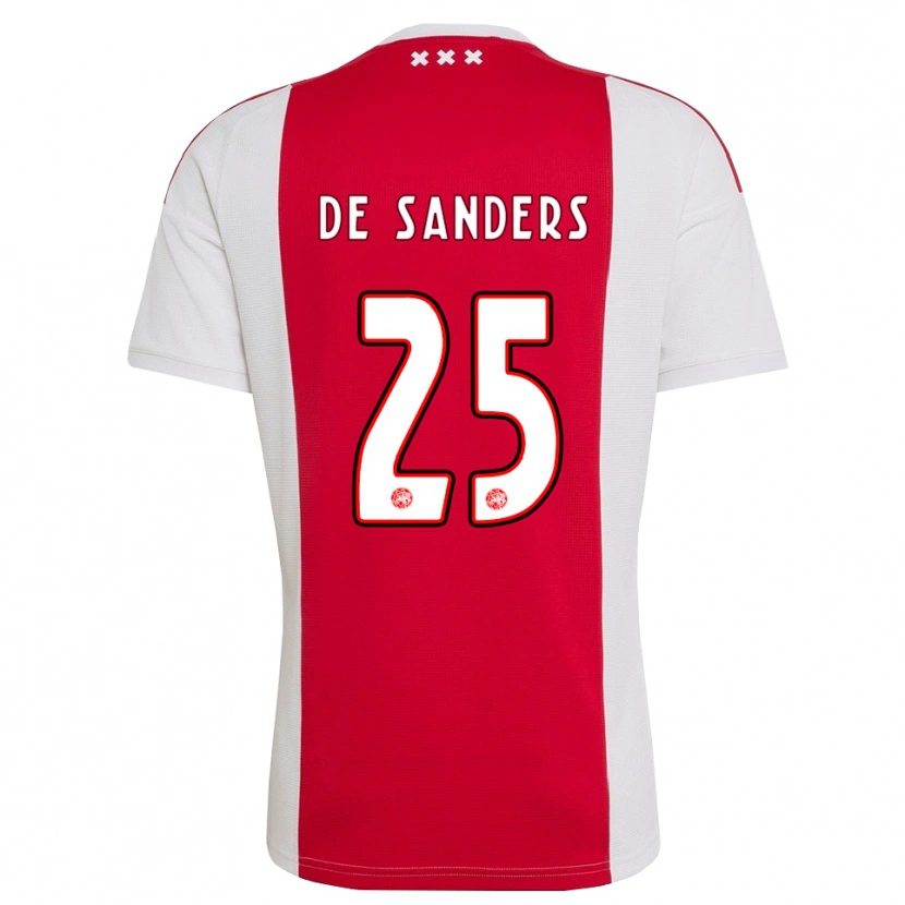 Danxen Herren Kay-Lee De Sanders #25 Rot Weiß Gelb Heimtrikot Trikot 2026/27 T-Shirt Österreich