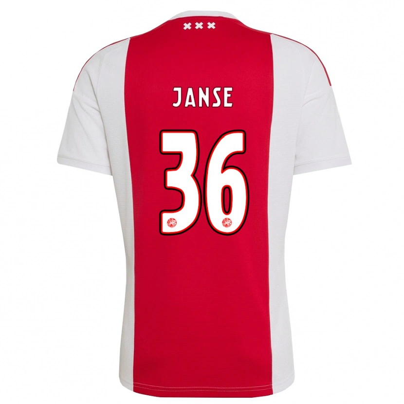 Danxen Herren Dies Janse #36 Rot Weiß Gelb Heimtrikot Trikot 2026/27 T-Shirt Österreich