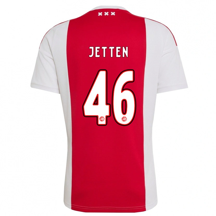 Danxen Herren Lucas Jetten #46 Rot Weiß Gelb Heimtrikot Trikot 2026/27 T-Shirt Österreich