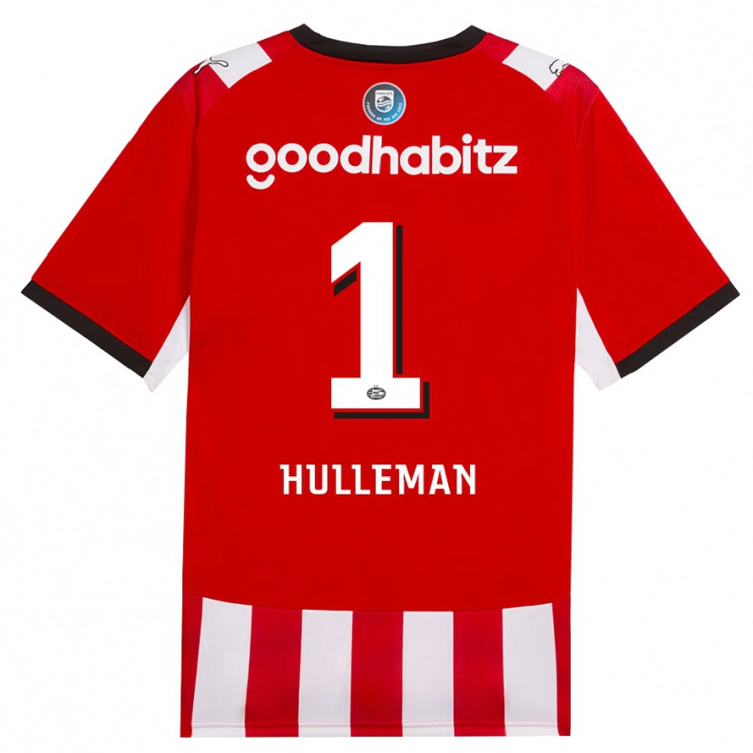 Danxen Herren Daan Hulleman #1 Rot Weiß Schwarz Heimtrikot Trikot 2026/27 T-Shirt Österreich