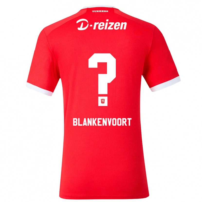 Danxen Herren Rens Blankenvoort #0 Rot Weiß Heimtrikot Trikot 2026/27 T-Shirt Österreich