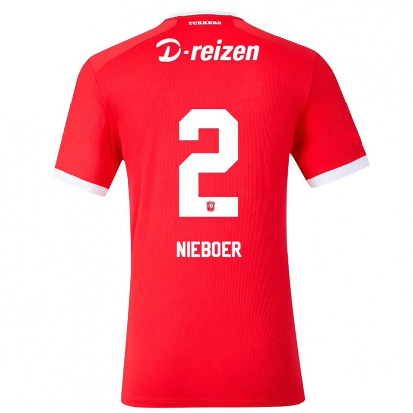 Danxen Herren Oliver Nieboer #2 Rot Weiß Heimtrikot Trikot 2026/27 T-Shirt Österreich