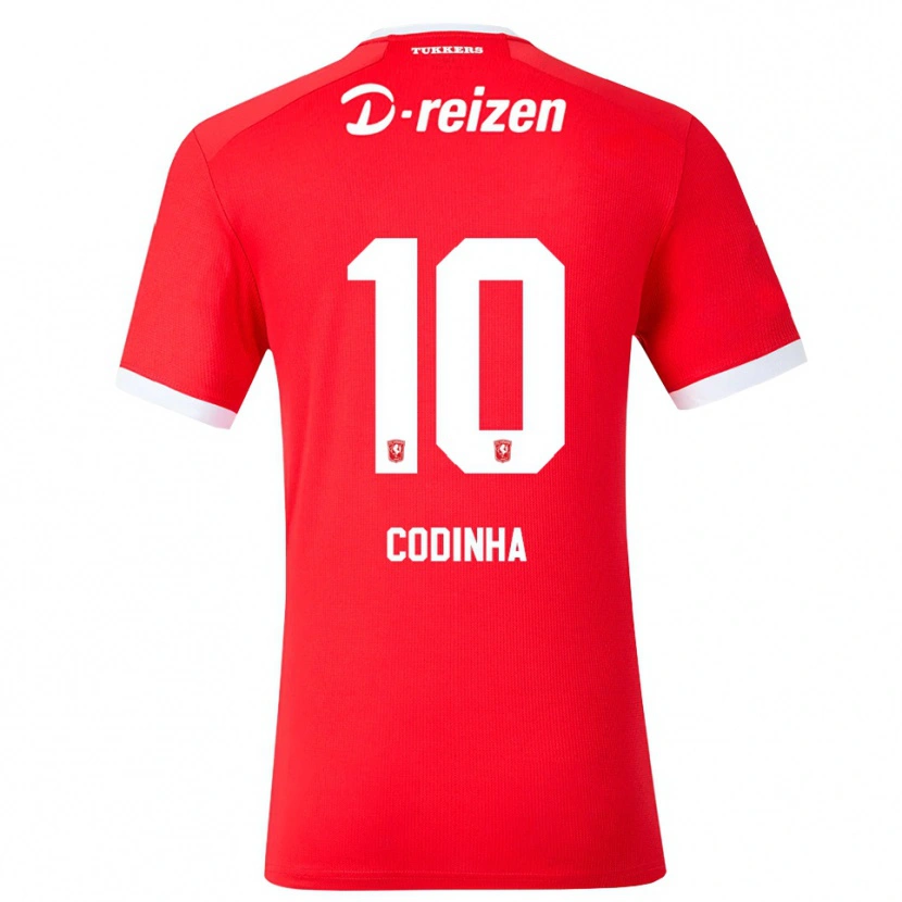 Danxen Herren Tiago Codinha #10 Rot Weiß Heimtrikot Trikot 2026/27 T-Shirt Österreich