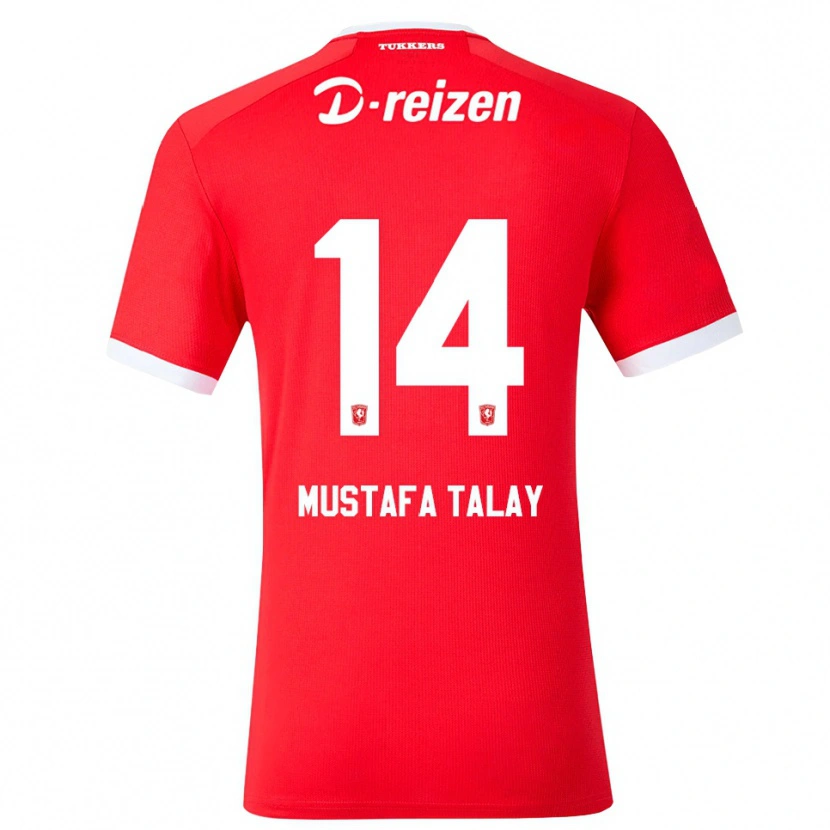 Danxen Herren Kaan Mustafa Talay #14 Rot Weiß Heimtrikot Trikot 2026/27 T-Shirt Österreich