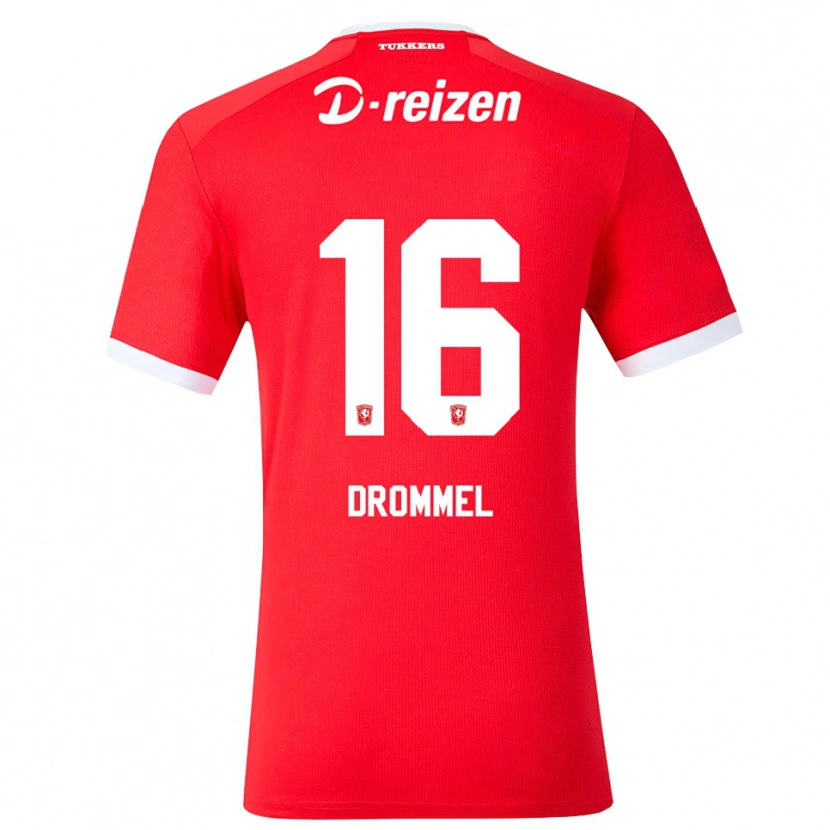Danxen Herren Joël Drommel #16 Rot Weiß Heimtrikot Trikot 2026/27 T-Shirt Österreich