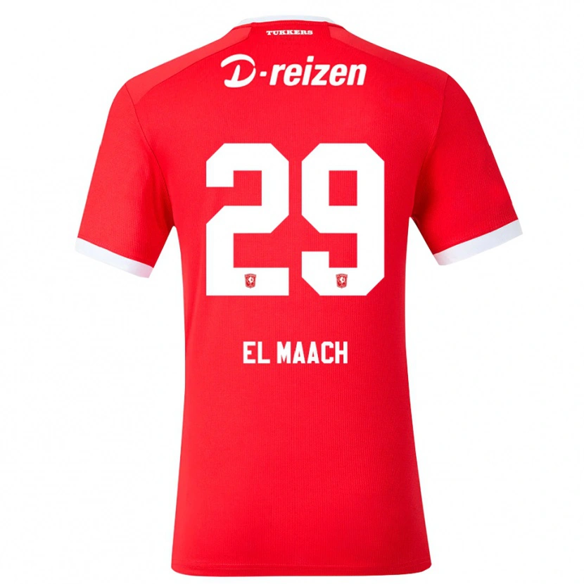 Danxen Herren Issam El Maach #29 Rot Weiß Heimtrikot Trikot 2026/27 T-Shirt Österreich