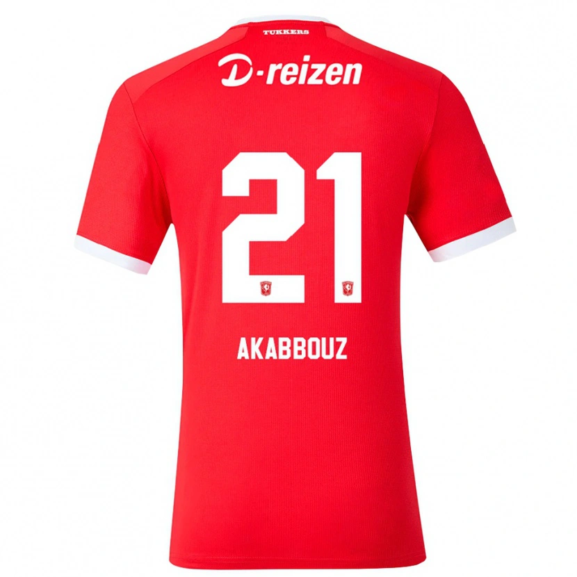 Danxen Herren Imrane Akabbouz #21 Rot Weiß Heimtrikot Trikot 2026/27 T-Shirt Österreich
