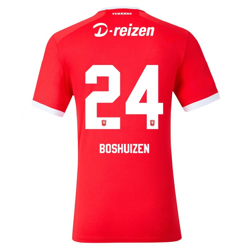 Danxen Herren Annouk Boshuizen #24 Rot Weiß Heimtrikot Trikot 2026/27 T-Shirt Österreich