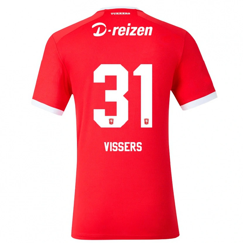 Danxen Herren Kiki Vissers #31 Rot Weiß Heimtrikot Trikot 2026/27 T-Shirt Österreich