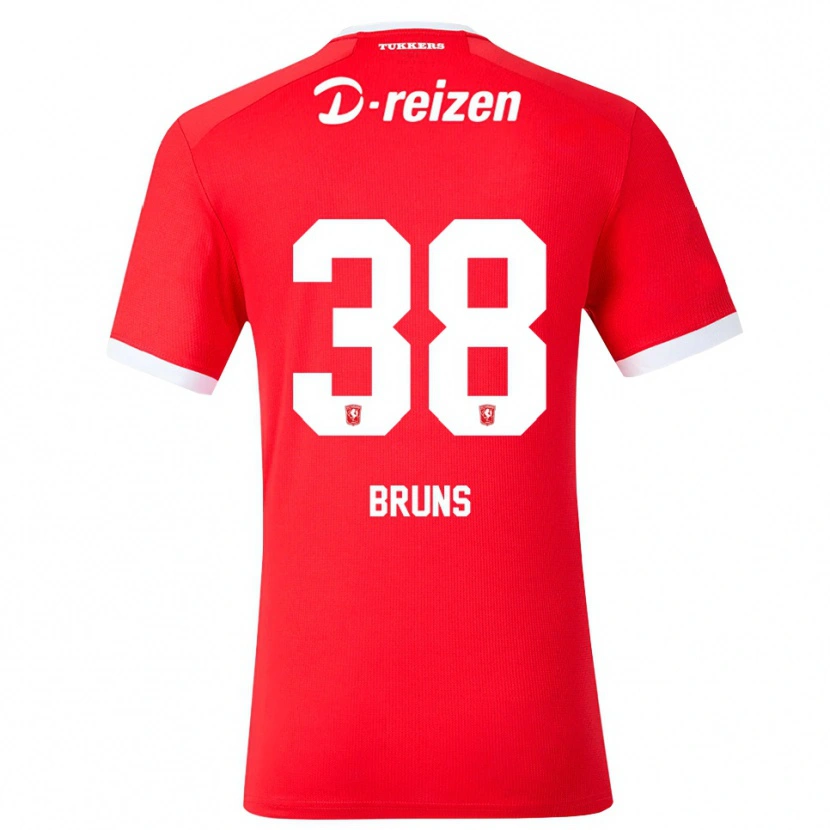 Danxen Herren Max Bruns #38 Rot Weiß Heimtrikot Trikot 2026/27 T-Shirt Österreich