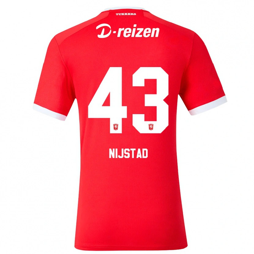 Danxen Herren Ruud Nijstad #43 Rot Weiß Heimtrikot Trikot 2026/27 T-Shirt Österreich