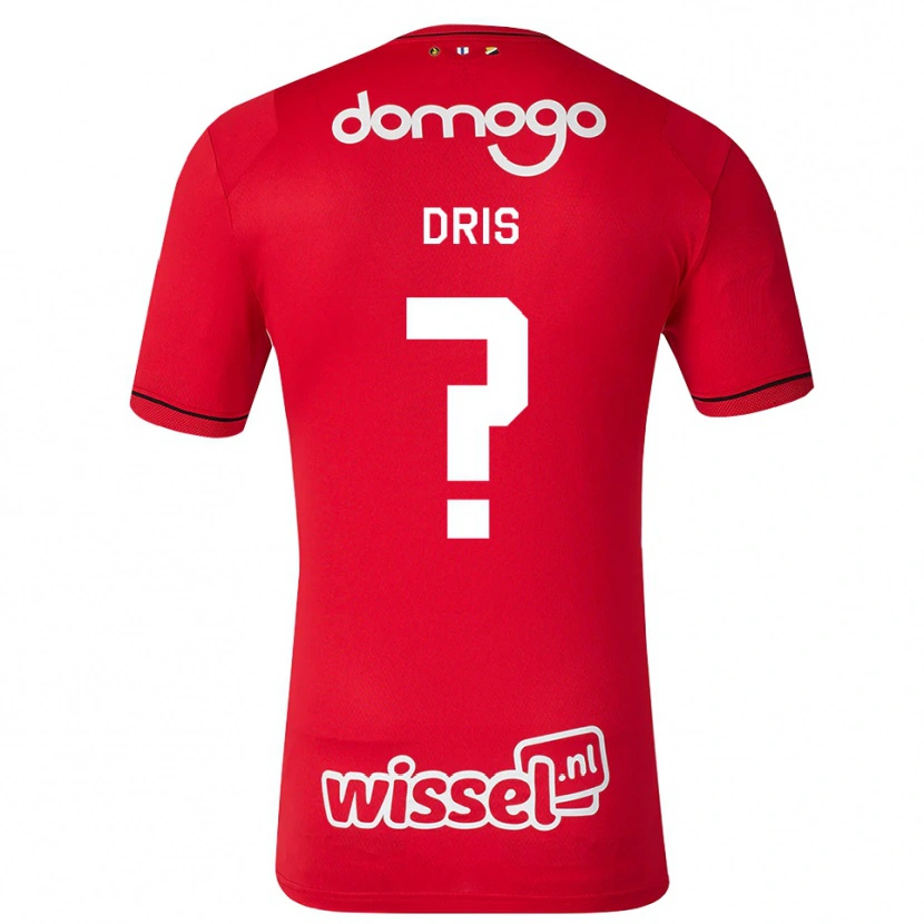 Danxen Herren Sofiane Dris #0 Rot Weiß Schwarz Heimtrikot Trikot 2026/27 T-Shirt Österreich