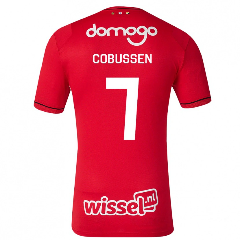 Danxen Herren Sophie Cobussen #7 Rot Weiß Schwarz Heimtrikot Trikot 2026/27 T-Shirt Österreich
