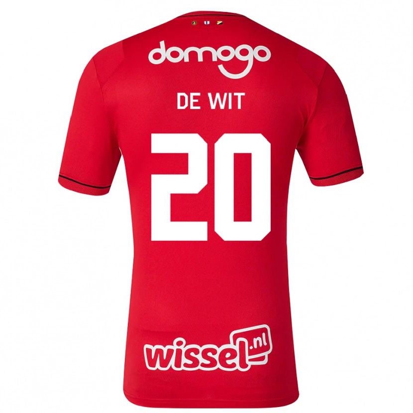 Danxen Herren Dani De Wit #20 Rot Weiß Schwarz Heimtrikot Trikot 2026/27 T-Shirt Österreich