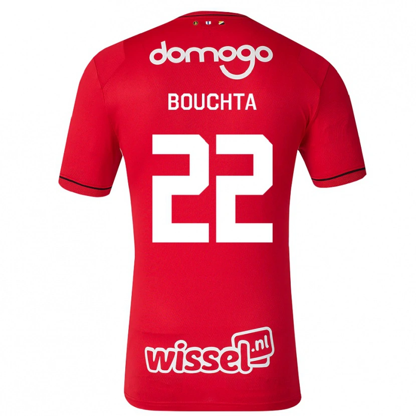 Danxen Herren Dani Bouchta #22 Rot Weiß Schwarz Heimtrikot Trikot 2026/27 T-Shirt Österreich