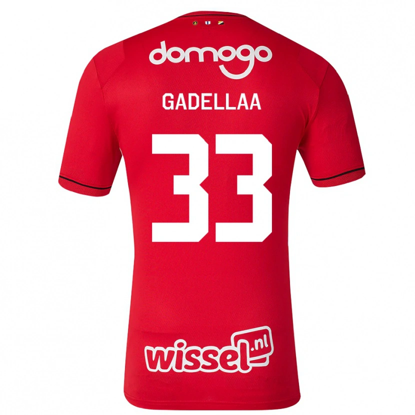 Danxen Herren Kevin Gadellaa #33 Rot Weiß Schwarz Heimtrikot Trikot 2026/27 T-Shirt Österreich