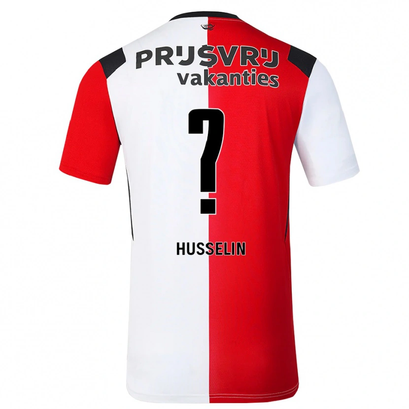 Danxen Herren Mateo Husselin #0 Rot Weiß Schwarz Heimtrikot Trikot 2026/27 T-Shirt Österreich
