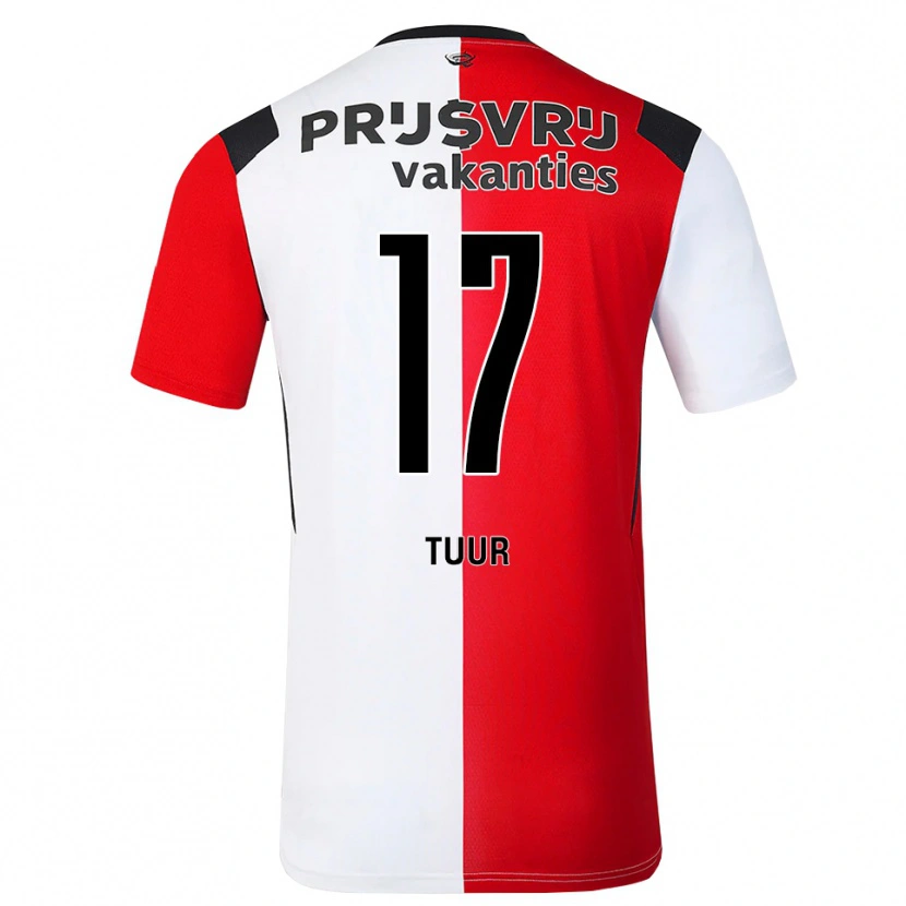 Danxen Herren Jay-Sean Tuur #17 Rot Weiß Schwarz Heimtrikot Trikot 2026/27 T-Shirt Österreich