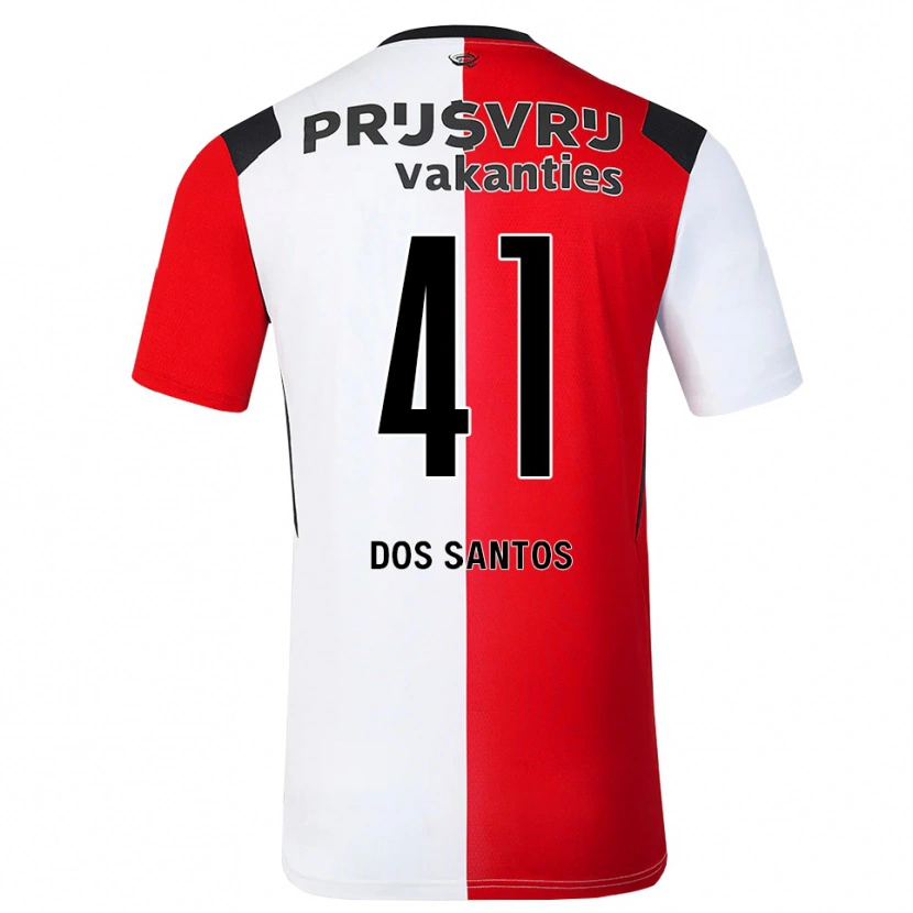 Danxen Herren Giuliany Ben-David Dos Santos #41 Rot Weiß Schwarz Heimtrikot Trikot 2026/27 T-Shirt Österreich