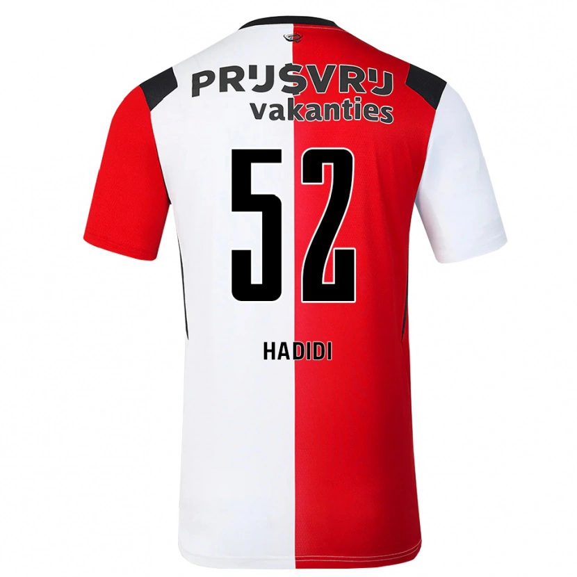 Danxen Herren Ilian Hadidi #52 Rot Weiß Schwarz Heimtrikot Trikot 2026/27 T-Shirt Österreich