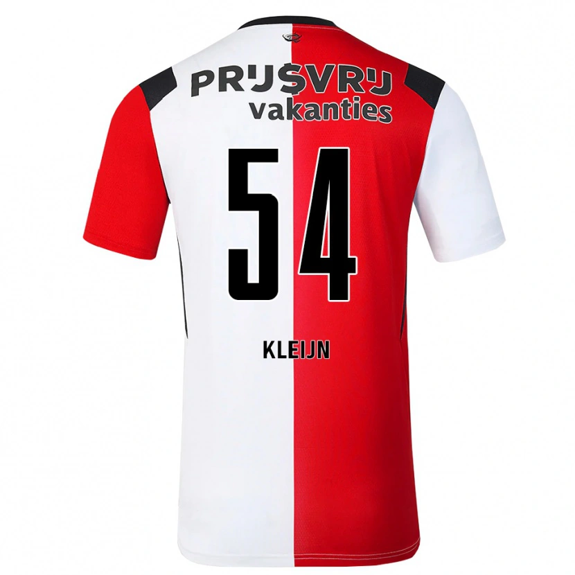 Danxen Herren Mike Kleijn #54 Rot Weiß Schwarz Heimtrikot Trikot 2026/27 T-Shirt Österreich