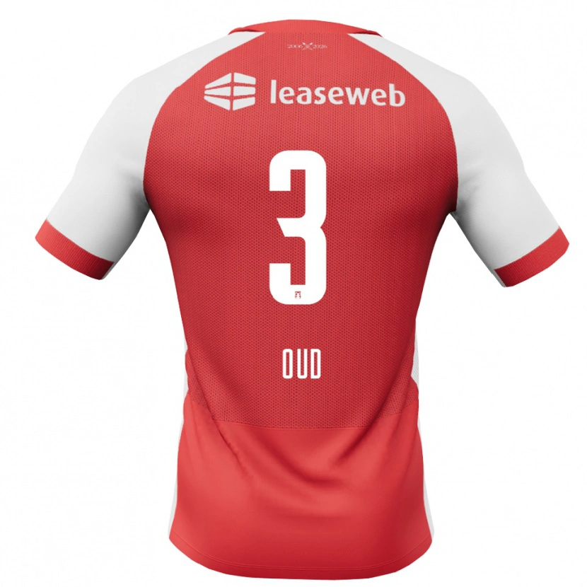 Danxen Herren Joeri Oud #3 Rot Weiß Schwarz Heimtrikot Trikot 2026/27 T-Shirt Österreich
