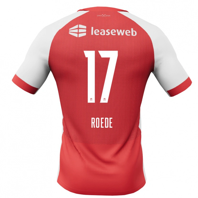 Danxen Herren Melle Roede #17 Rot Weiß Schwarz Heimtrikot Trikot 2026/27 T-Shirt Österreich