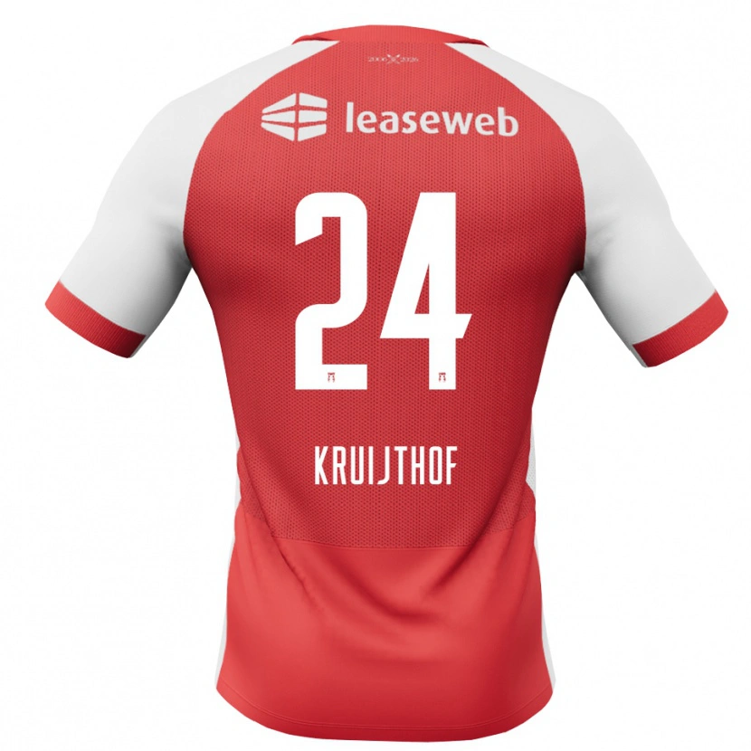 Danxen Herren Annemiek Kruijthof #24 Rot Weiß Schwarz Heimtrikot Trikot 2026/27 T-Shirt Österreich