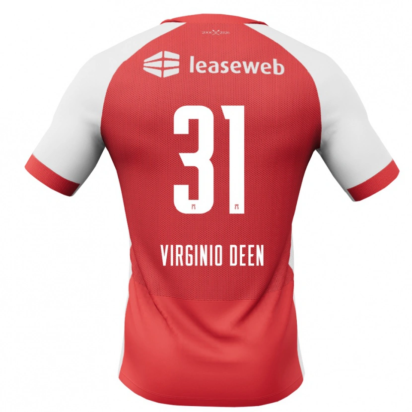 Danxen Herren Daniël Virginio Deen #31 Rot Weiß Schwarz Heimtrikot Trikot 2026/27 T-Shirt Österreich