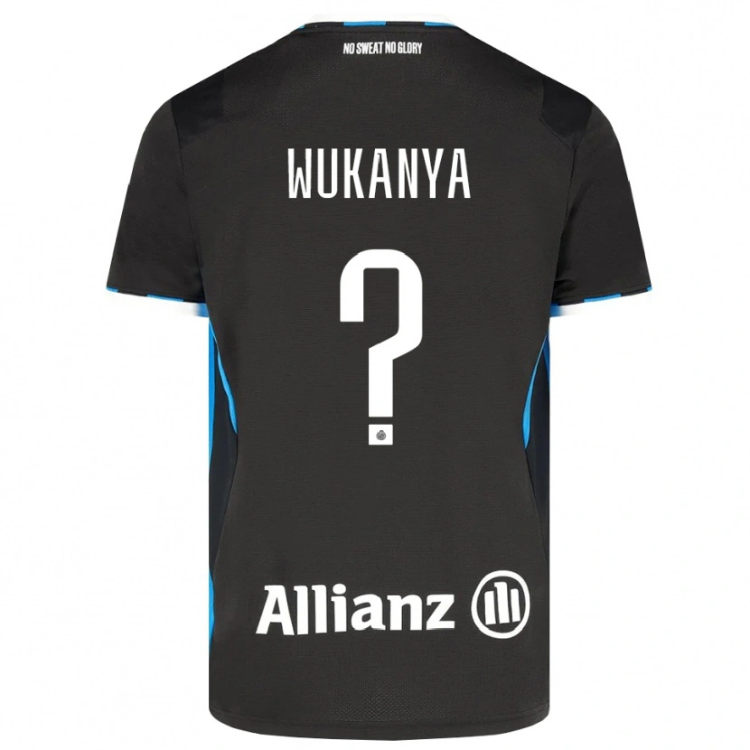 Danxen Herren Stéphane Wukanya #0 Schwarz Rot Blau Heimtrikot Trikot 2026/27 T-Shirt Österreich