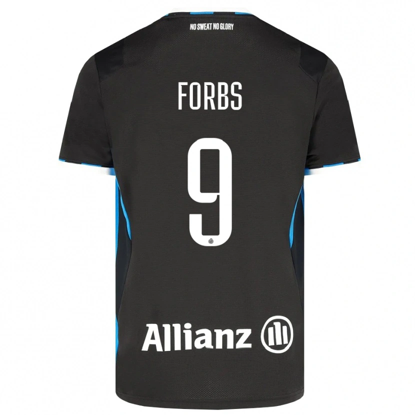 Danxen Herren Carlos Forbs #9 Schwarz Rot Blau Heimtrikot Trikot 2026/27 T-Shirt Österreich