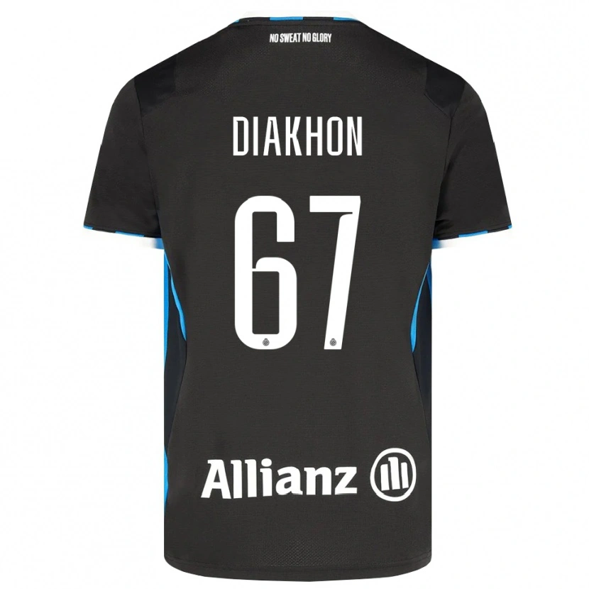 Danxen Herren Mamadou Diakhon #67 Schwarz Rot Blau Heimtrikot Trikot 2026/27 T-Shirt Österreich