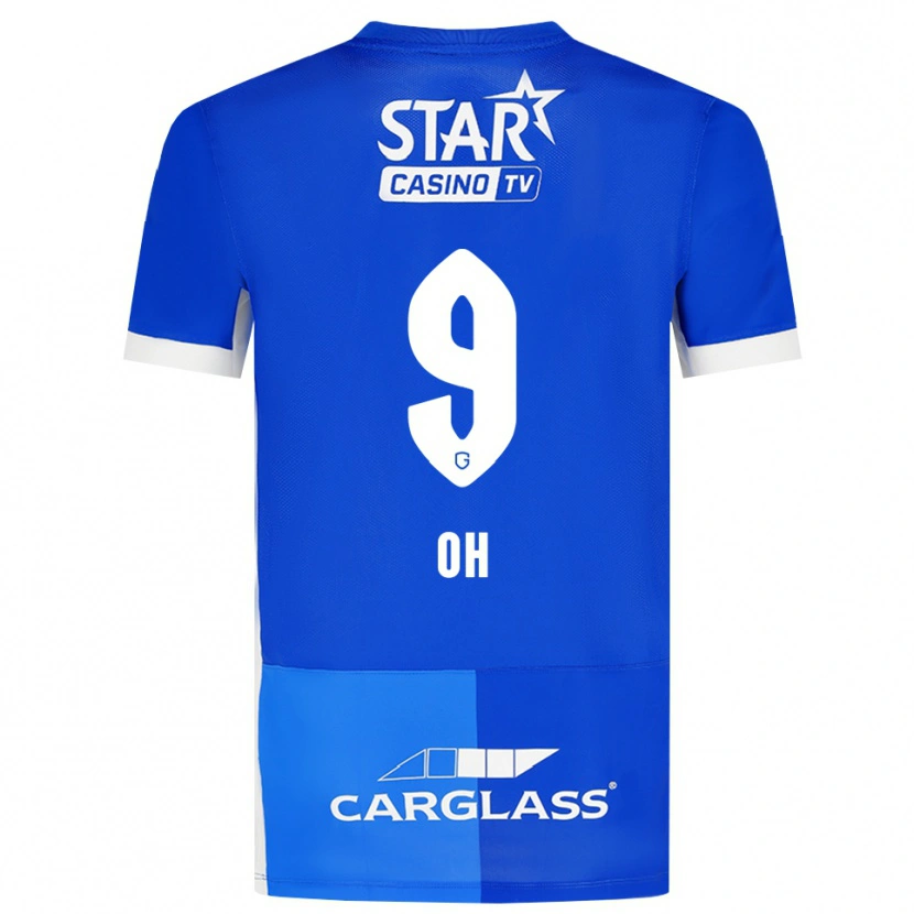 Danxen Herren Hyeon-Gyu Oh #9 Mittelblau Königlichblau Weiß Heimtrikot Trikot 2026/27 T-Shirt Österreich