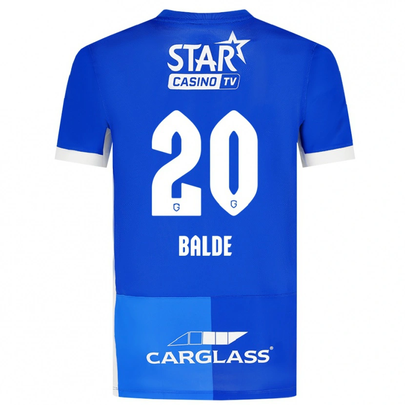 Danxen Herren Thierno Balde #20 Mittelblau Königlichblau Weiß Heimtrikot Trikot 2026/27 T-Shirt Österreich