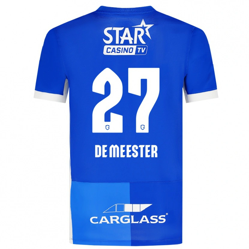 Danxen Herren Joyce De Meester #27 Mittelblau Königlichblau Weiß Heimtrikot Trikot 2026/27 T-Shirt Österreich