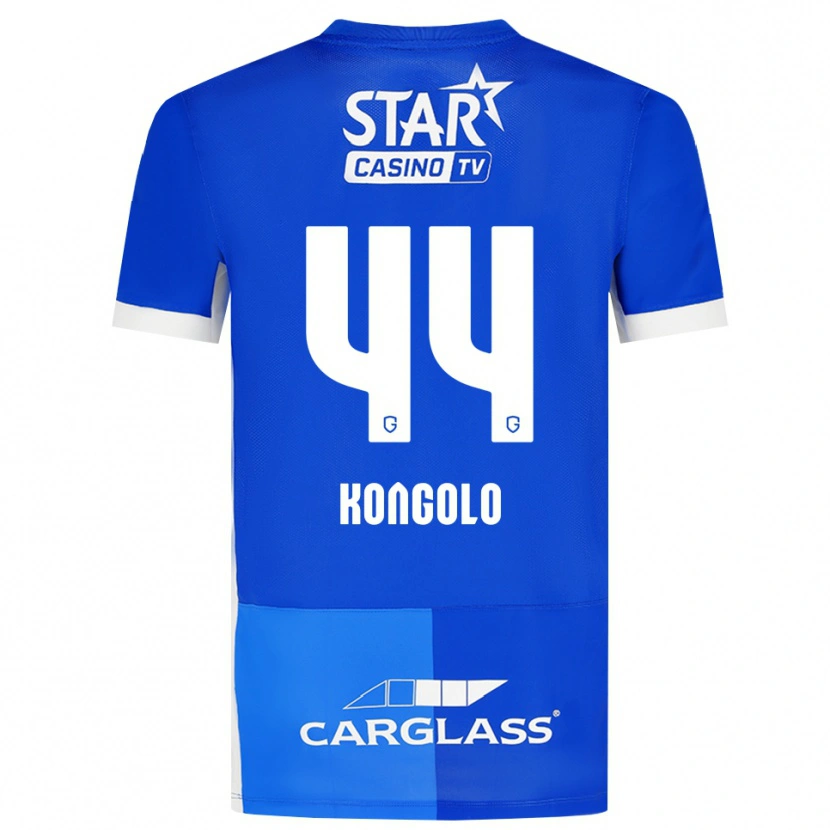 Danxen Herren Josué Kongolo #44 Mittelblau Königlichblau Weiß Heimtrikot Trikot 2026/27 T-Shirt Österreich