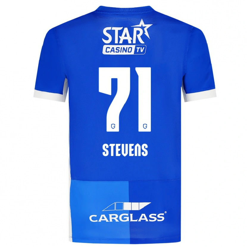 Danxen Herren Brent Stevens #71 Mittelblau Königlichblau Weiß Heimtrikot Trikot 2026/27 T-Shirt Österreich